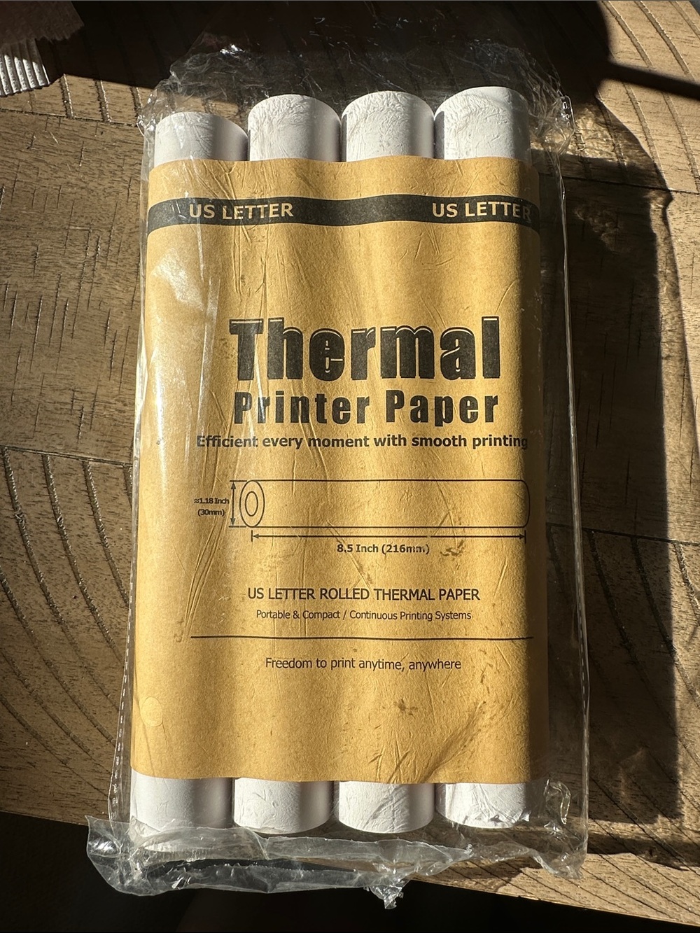 Thermal Printer Paper Rolls - US Letter